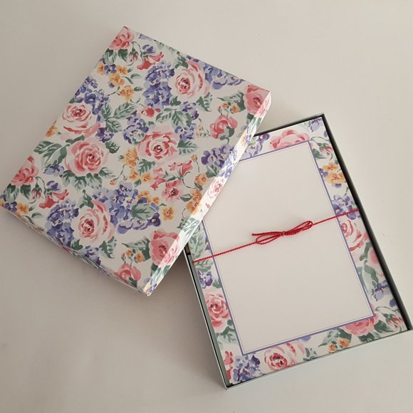 Boxed Stationery *INCOMPLETE* Creative Papers C.R.Gibson,Coventry Rose - Picture 2 of 7